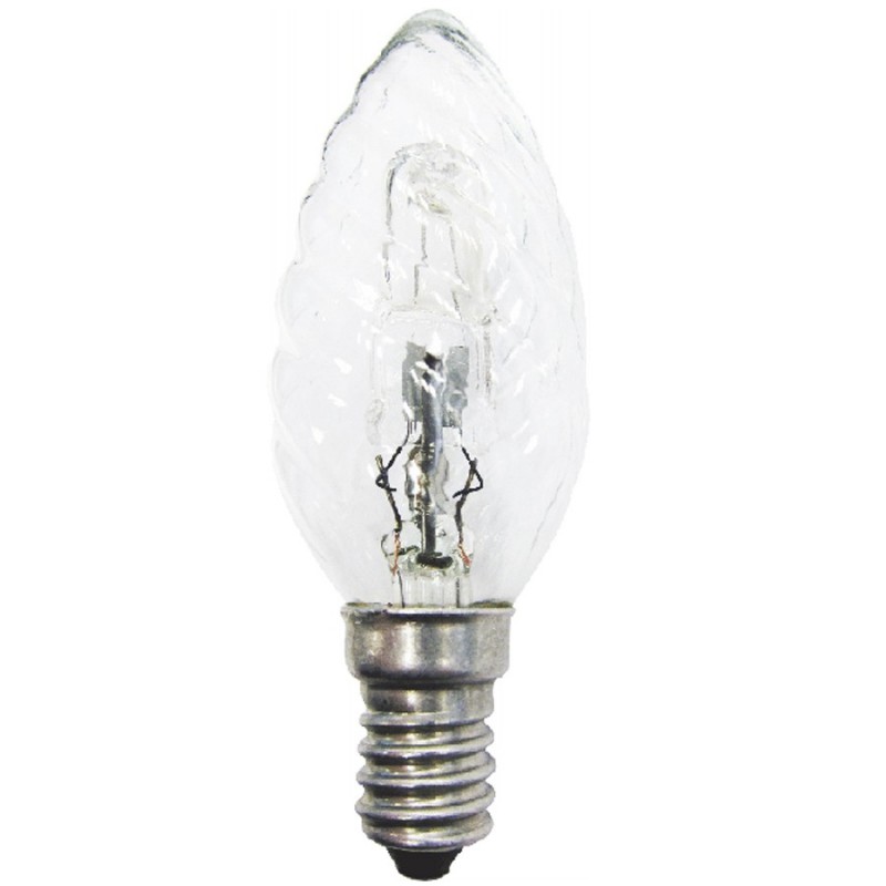 Lampada Tortiglione 28W E14 Alogena ( MARINO CRISTAL cod. 21182 )