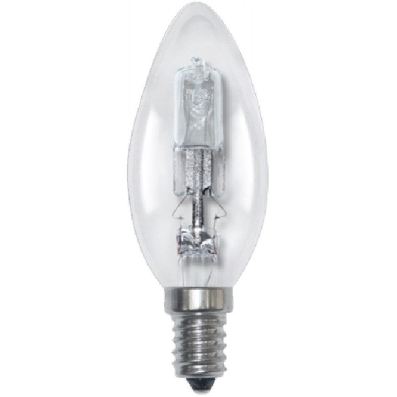 Lampada Oliva Alogena Powerlight 20W E14 ( MARINO CRISTAL cod. 20770 )