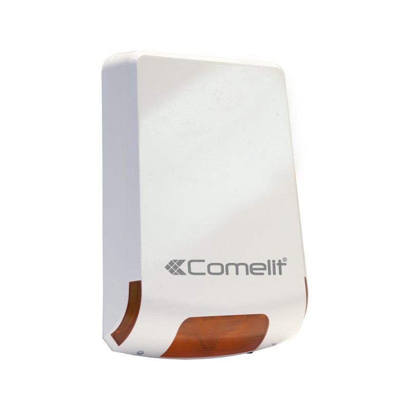 Sirena Autoalimentata Da Esterno, Colore Bianco ( COMELIT IMMOTEC cod. SIR300AW )