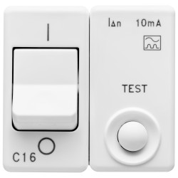 I.D.Mag.1P+N C16 Idn 10Ma 230V 3Ka Sy/Wt ( GEWISS cod. GW20439 )