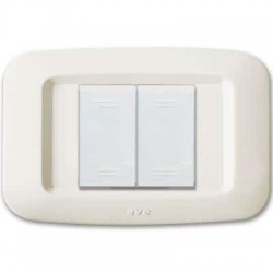 Placca Yes Tecnop.Luc. 2M Aff.Blanc ( AVE cod. 45PY02BP )