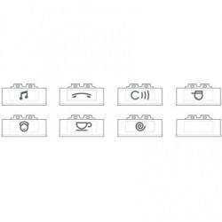 Ll - Kit Lentine Illuminabilibianco ( BTICINO cod. N4915KIT1 )