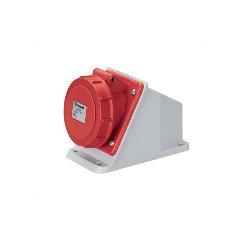 Presa Base Inclinata Ip67 380V3P+N+T16A ( ELETTROCANALI cod. EC690551 )