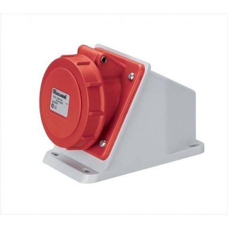 Presa Base Inclinata Ip67 380V3P+N+T16A ( ELETTROCANALI cod. EC690551 )