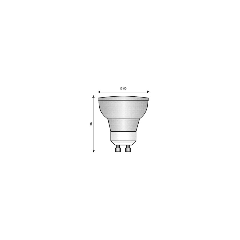 Mr16P Gu10 D.50 230V 50W ( WIMEX cod. 4201282S )