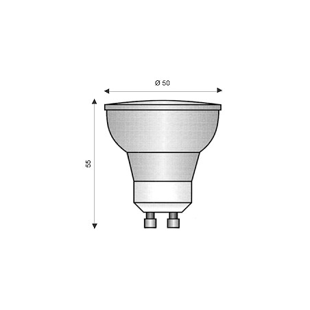 Mr16P Gu10 D.50 230V 50W ( WIMEX cod. 4201282S )