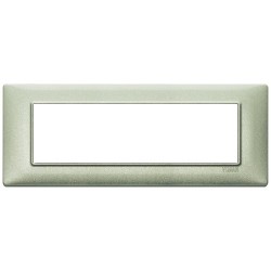 Placca 7M Verde Metallizzato ( VIMAR cod. 14657.72 )