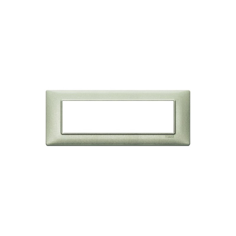 Placca 7M Verde Metallizzato ( VIMAR cod. 14657.72 )