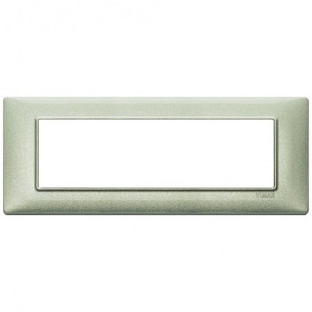 Placca 7M Verde Metallizzato ( VIMAR cod. 14657.72 )