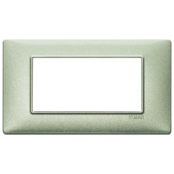 Placca 4M Verde Metallizzato ( VIMAR cod. 14654.72 )