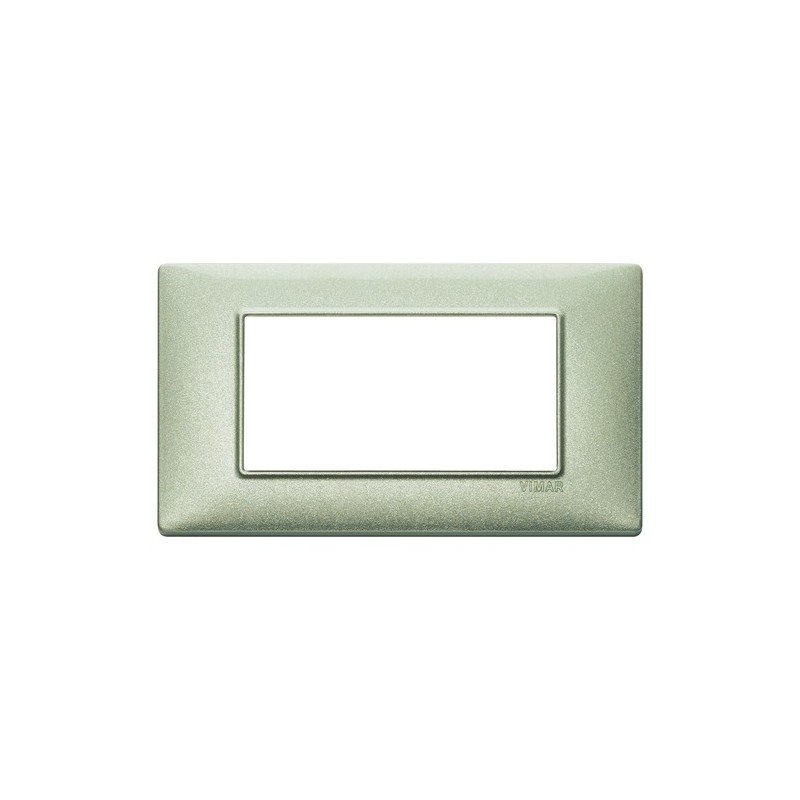 Placca 4M Verde Metallizzato ( VIMAR cod. 14654.72 )