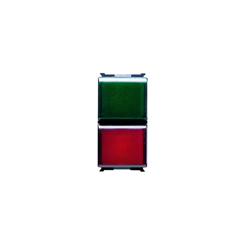 Spia Doppia Di Segnalazione Rossa/Verde ( GEWISS cod. GW30616 )