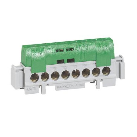 Morsettiere-Morsettiera Terraip2X 8 Fori ( LEGRAND cod. 004832 )