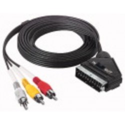 Cav.1,5M 1 Scart 3 Sp.Rca Conint ( ELCART cod. 450727900 )