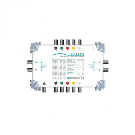 Scd2-5416 (5 Ingressi, 4Uscite, Tv Passivo) ( FRACARRO cod. 287412 )