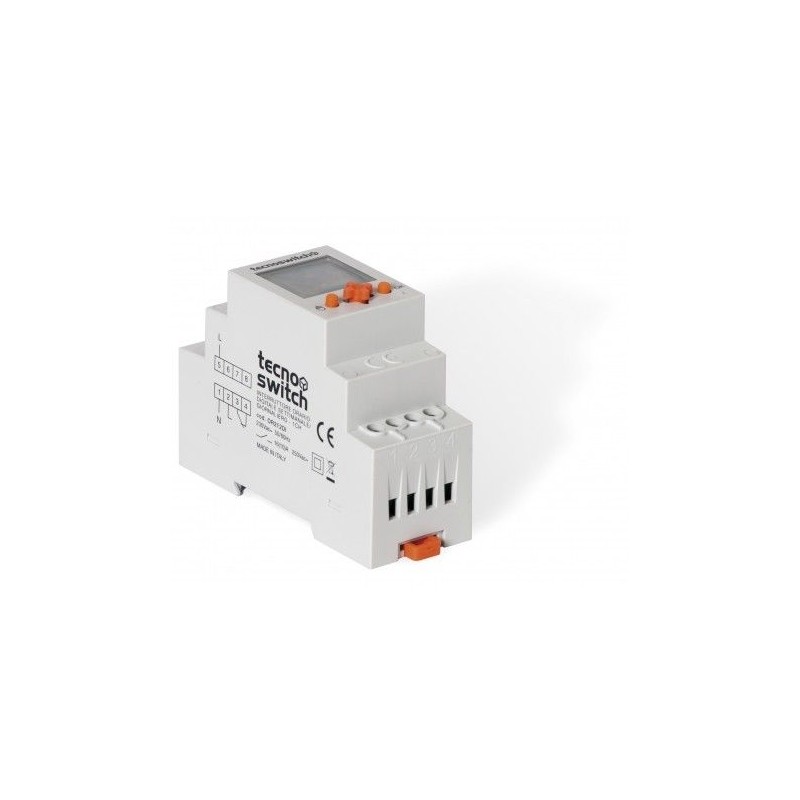 Interruttore Orario Digitale Giornaliero/Se ( TECNOSWITCH cod. OR212DI )