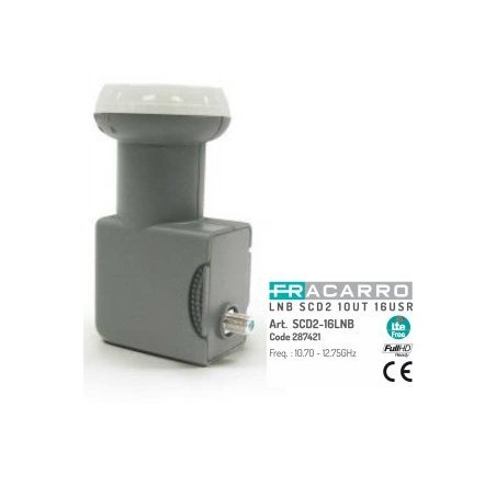 Scd2-16Lnb - Lnb Scd2 1Out 16Usr Lnb Scd2 Con 4 Freq. ( FRACARRO cod. 287421 )