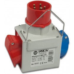 Adattatore 2 Pr.Cee Blu/Rosso ( FANTON cod. 73112 )