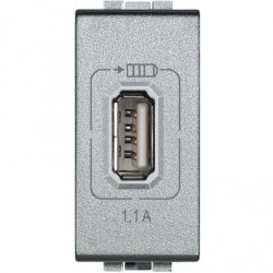 Ll - Usb Charger 1,1A Tech ( BTICINO cod. NT4285C1 )