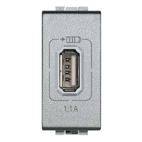 Ll - Usb Charger 1,1A Tech ( BTICINO cod. NT4285C1 )