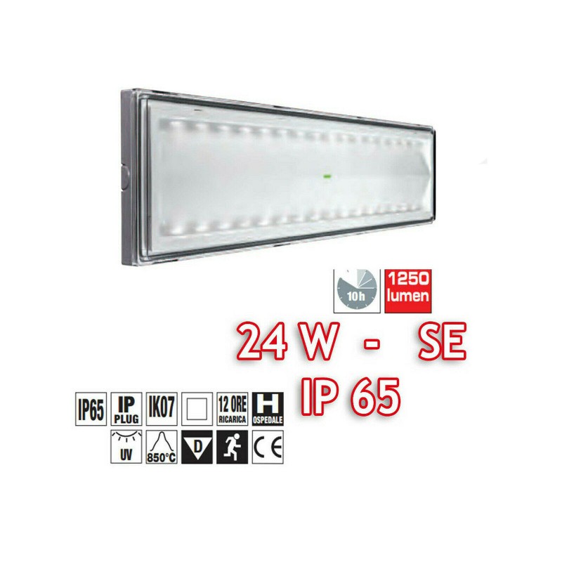 Granluce T5 Led At Ip65 Se123H ( BEGHELLI cod. 8592 )