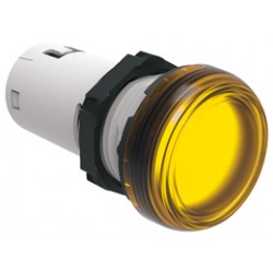 Indic.Lum.Monobl.Giallo Led 24V ( LOVATO cod. LPMLB5 )