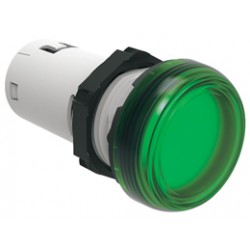 Indic.Lum.Monobl.Verde Led 230V ( LOVATO cod. LPMLM3 )