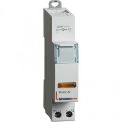 Btdin - Singola Led Gialla 12/48V Ac/Dc ( BTICINO cod. FN40G12 )