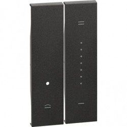 L.Now - Cover Dimmer 2M Nera ( BTICINO cod. KG19 )