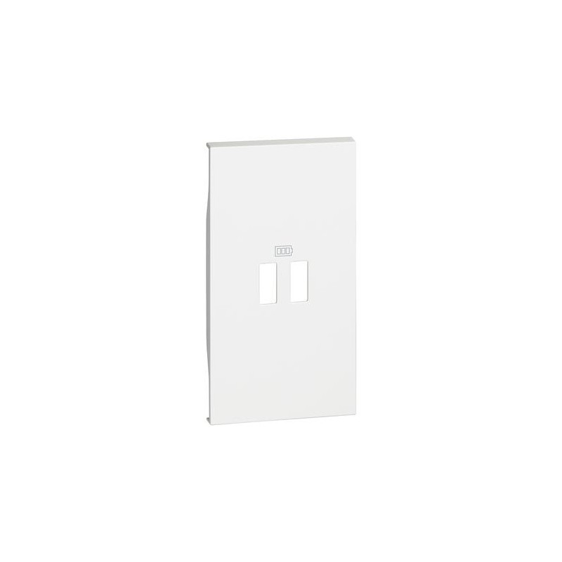 L.Now - Cover Caricatore Usb 2M Bianco ( BTICINO cod. KW12C )