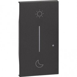 L.Now - Cover Notte&Giorno Wireless Nera ( BTICINO cod. KG41M2 )