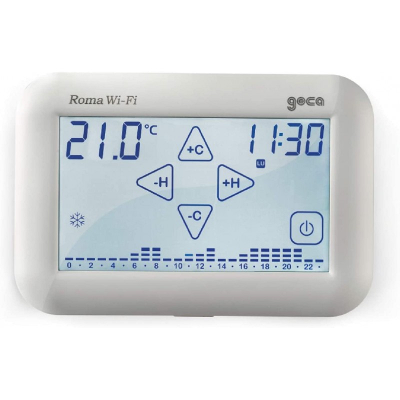 Crono Roma Wifi Bianco Da Parete ( GECA cod. 33202565 )