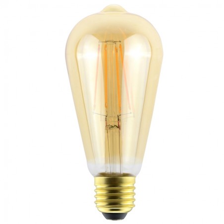 Eco-St64 Filoled 7W 230V E27 2500K  Gold ( MARINO CRISTAL cod. 21565 )