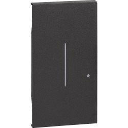 L.Now - Cover Comando Luci Wireless Nera ( BTICINO cod. KG42M2 )