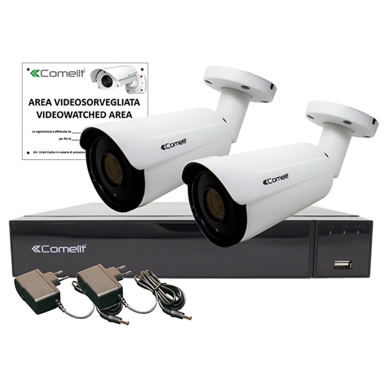 Ahdvr008S02A?2X Ahbcams02Va?2X 43082-Acc ( COMELIT IMMOTEC cod. AHKIT008S02A )