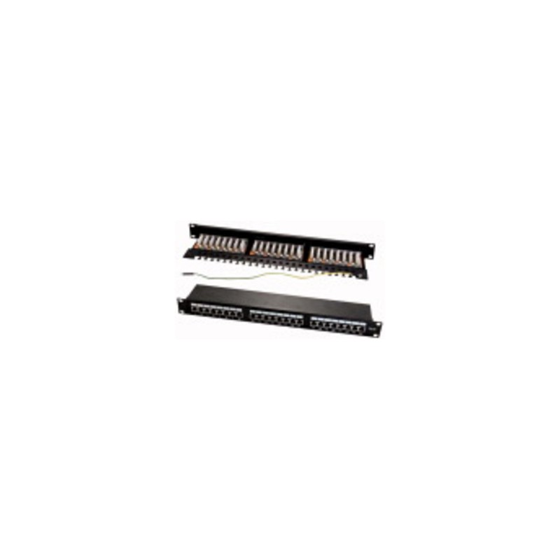 Pannello Patch 24 Posti Rj45 Stp Nero ( ELCART cod. 404865200 )