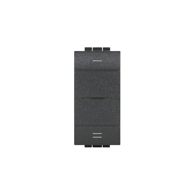 Ll - Interruttore Dimmer Antracite ( BTICINO cod. L4411C )