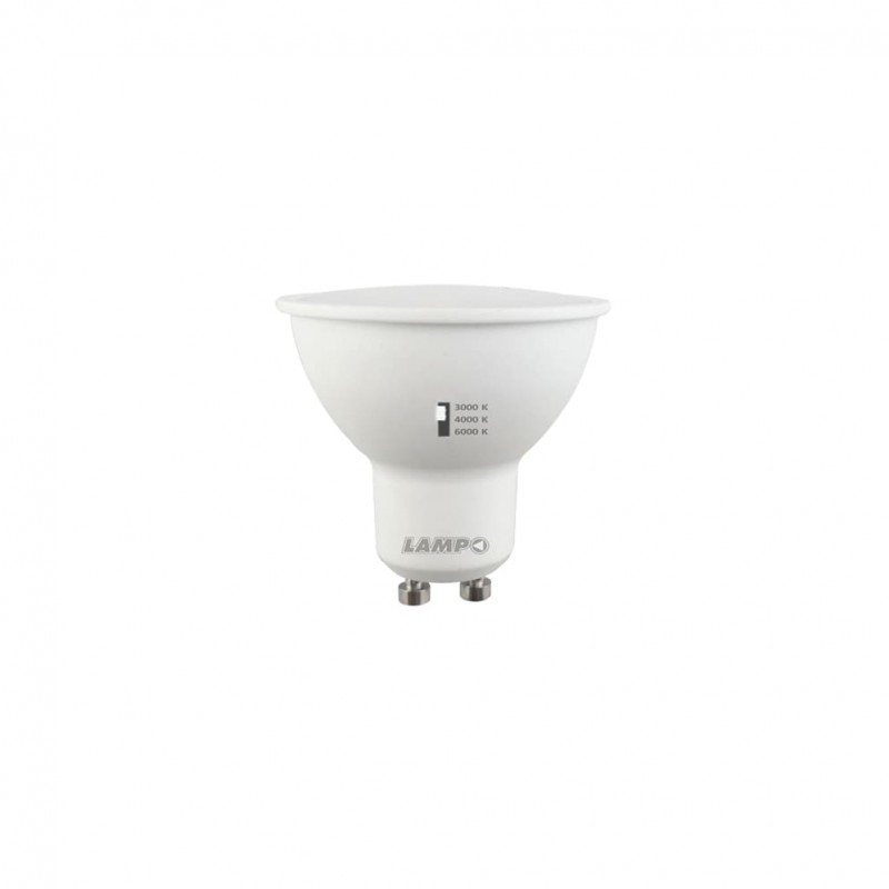 Lampada Led 8W 230V Tricolor ( LAMPO cod. DIKLED8W230VMC )