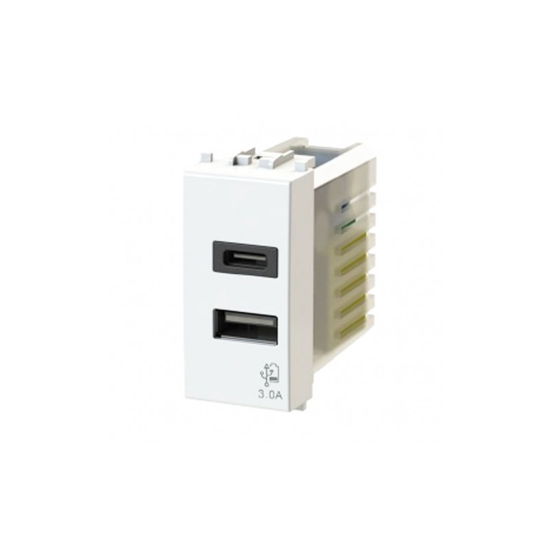 Presa Usb 3.0A Serie Bticino Livinglight Bianco ( 4 BOX cod. 4B.N.USB.30 )