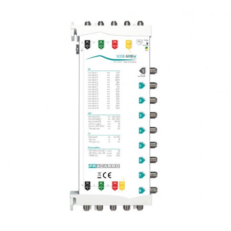 Scd2-5816W Sw Scd2 5In Wb 8Out Fvm ( FRACARRO cod. 271179 )