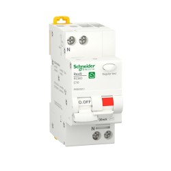 Int.Mtd Resi9 Rcbo 1P+N C 10A30Ma Ac 2M ( SCHNEIDER cod. R9D60610 )