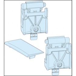 Front Plate Hinge Kit ( SCHNEIDER cod. LVS08585 )