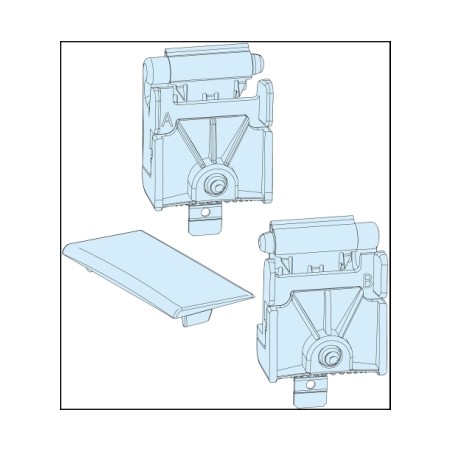 Front Plate Hinge Kit ( SCHNEIDER cod. LVS08585 )