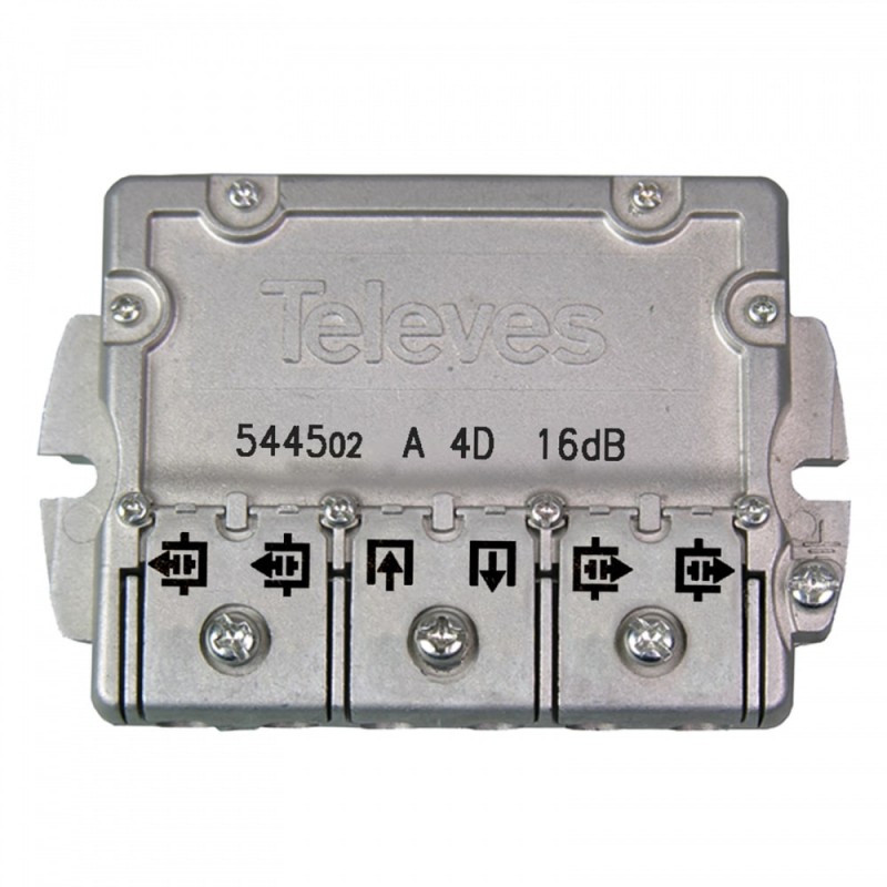 Derivatore 4 Vie -17Db ( TELEVÉS ITALIA cod. 544502 )