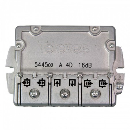 Derivatore 4 Vie -17Db ( TELEVÉS ITALIA cod. 544502 )