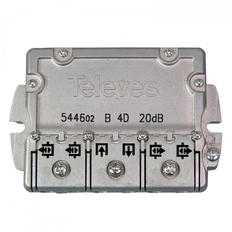 Derivatore 4 Vie -21Db ( TELEVÉS ITALIA cod. 544602 )