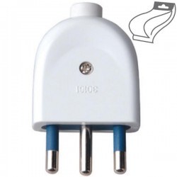 Spina S17 16A 3P Diritta Bianca ( ECOVA cod. 30007 )