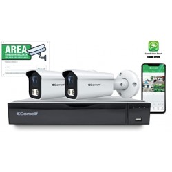 Kit Ip Serie Smart 5Mp, 4Ch ( COMELIT IMMOTEC cod. IPKIT004S05PB )