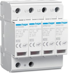 Spd Cl.Ii 15-5Ka - 4P -4M ( HAGER cod. SPB415D )