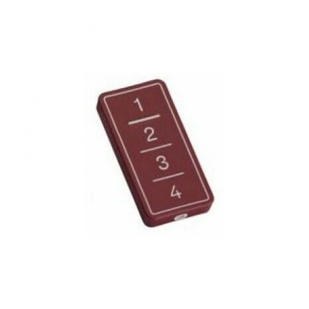 Trasmettitore Rolling Code E Copia 4Ch Crimson Red B&B Facile 433 ( EUTECH ELECTRONICS cod. F0-TX4-FR-433 )